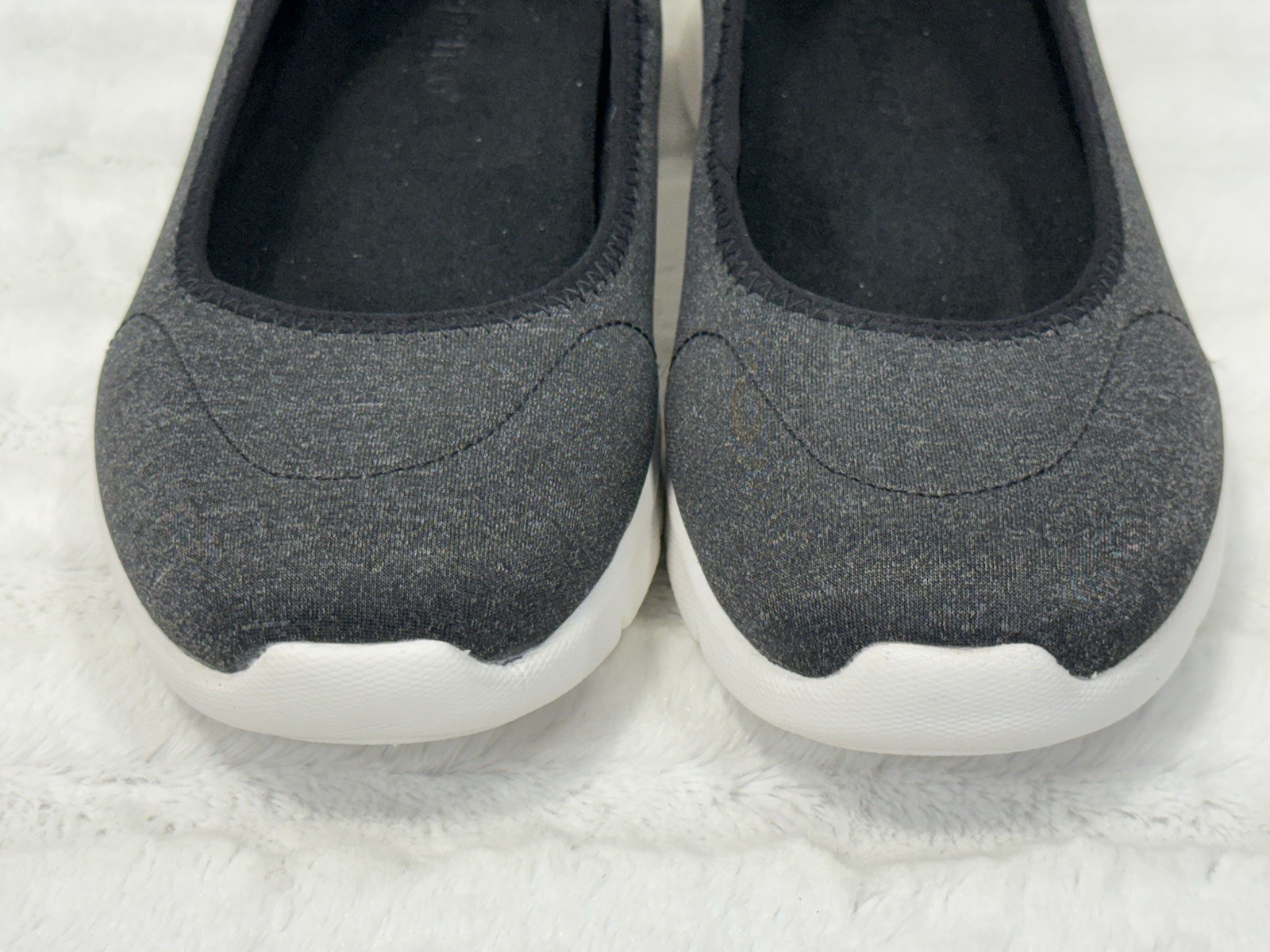 Spenco Daily Stretch Jersey Women’s Slip On Shoes Size 9D Black