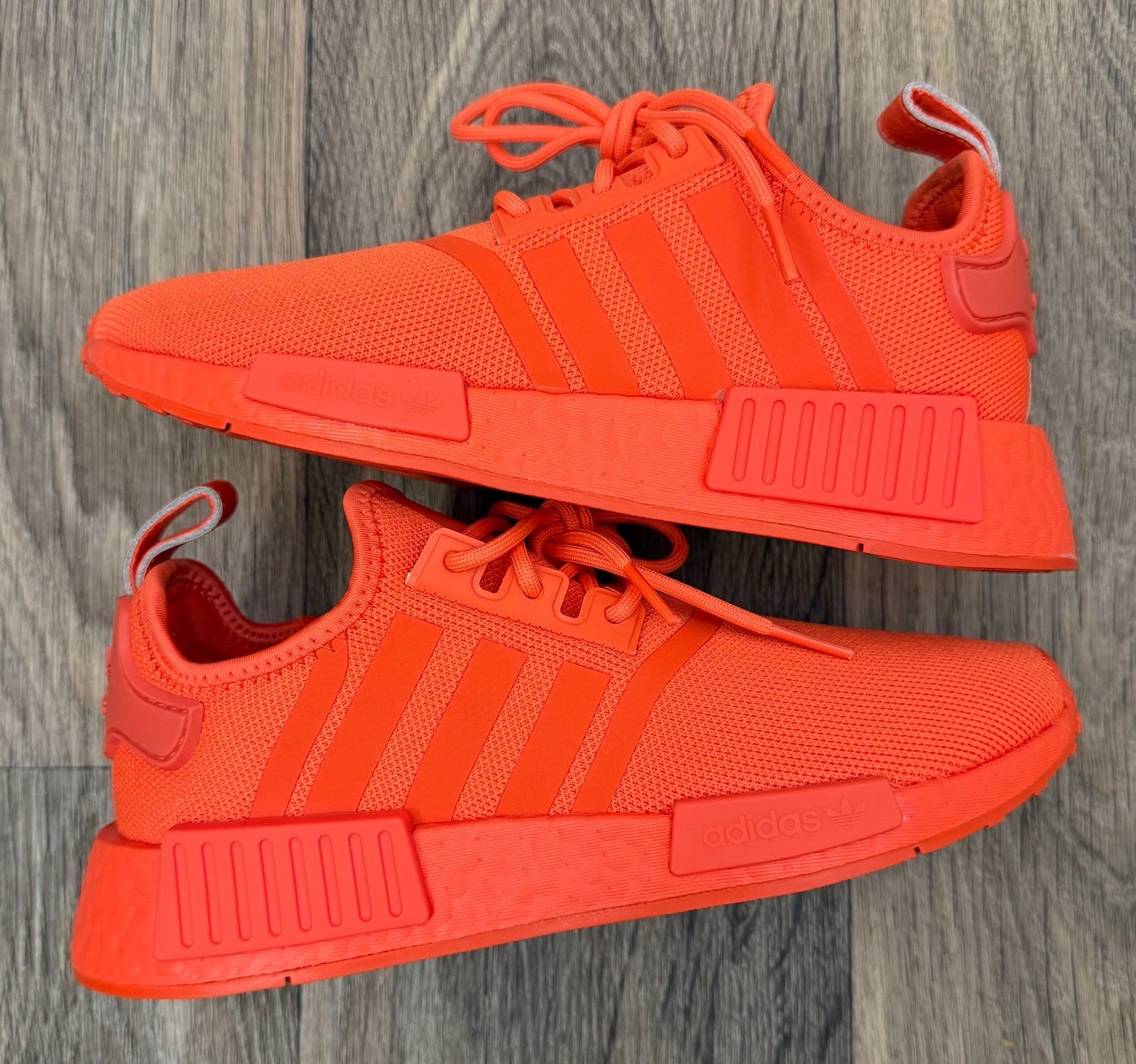 Adidas NMD_R1 Orange HP9661 Women’s Size 6 Boost Running Sneakers Shoes New