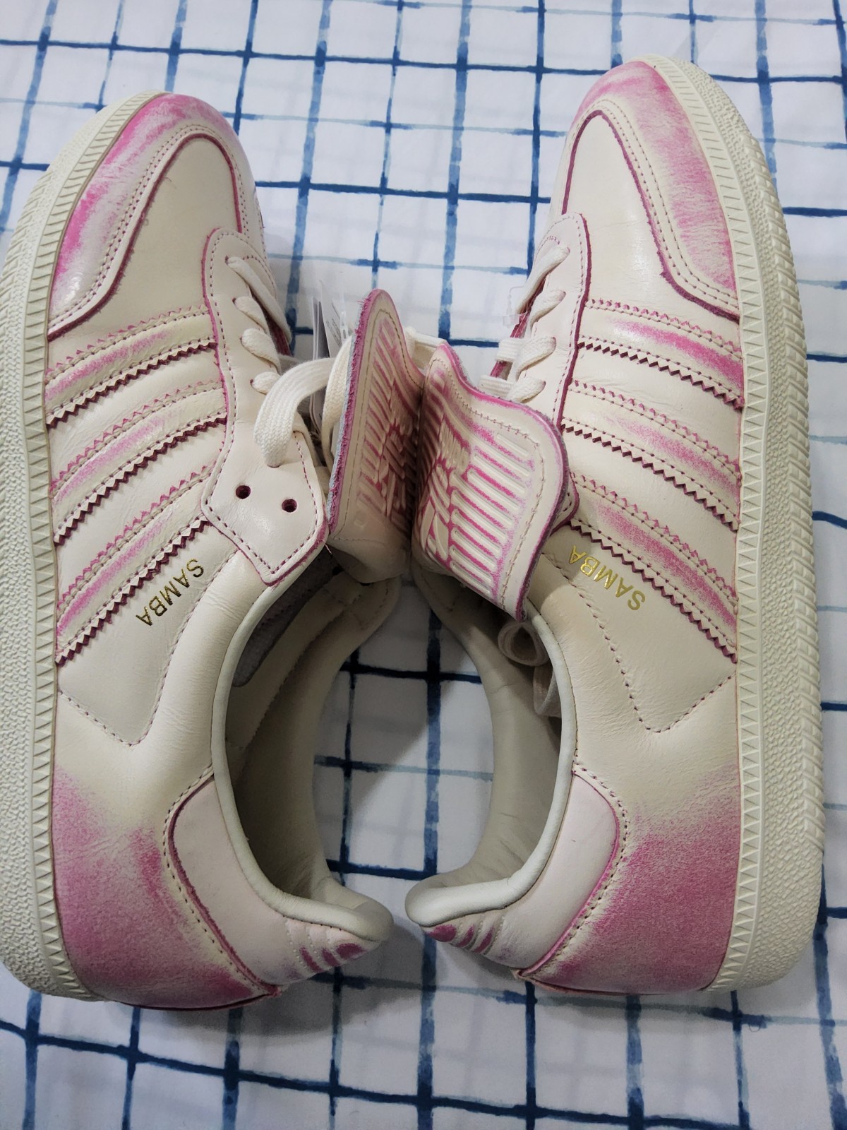 Size 10 – adidas Samba LT Color Fade Pack – Cream Shock Pink W