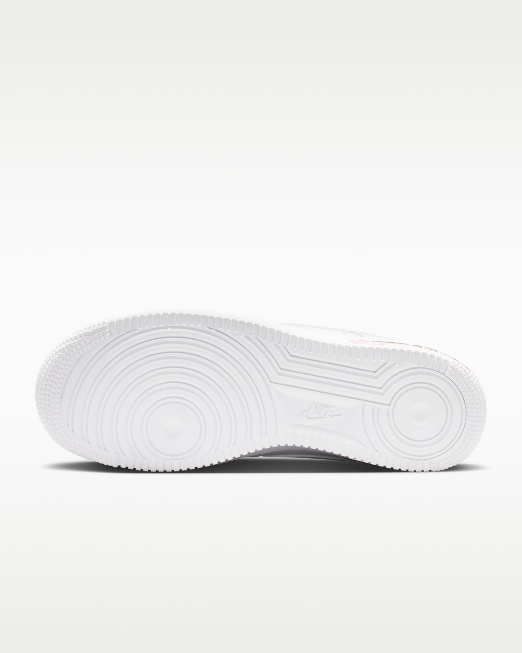 NIKE Women’s Air Force 1 ’07 SE White Playful Pink Fauna Brown White