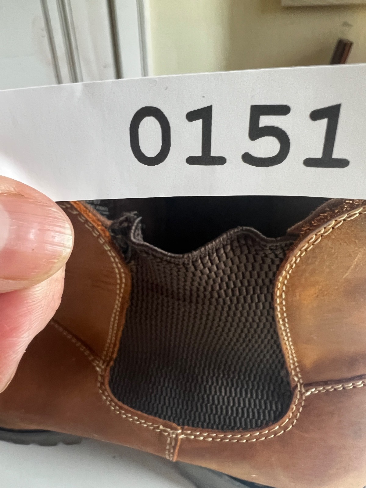 Eastland Women’s Ida Round Toe Chelsea Casual Boots Ankle Low Heel Brown 11 M