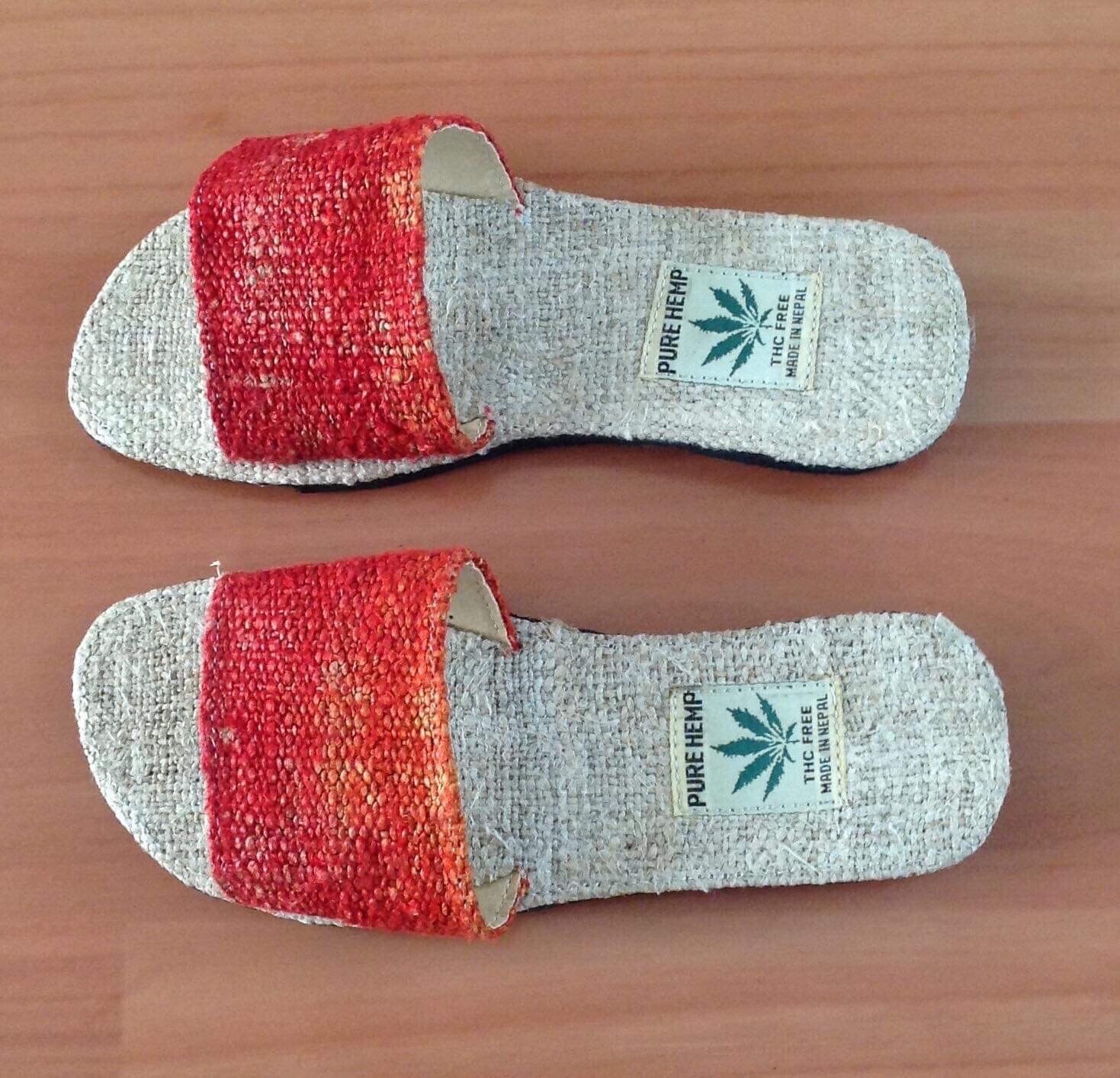 Tie Dye Hemp Slippers