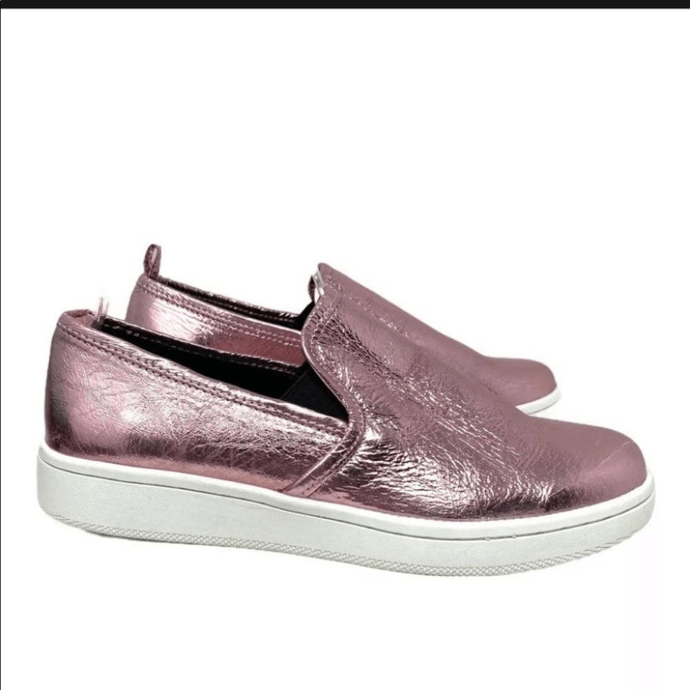 Calvin Klein Sneakers Womens 8 Pink Sporty Deva Casual Slip On Activewear