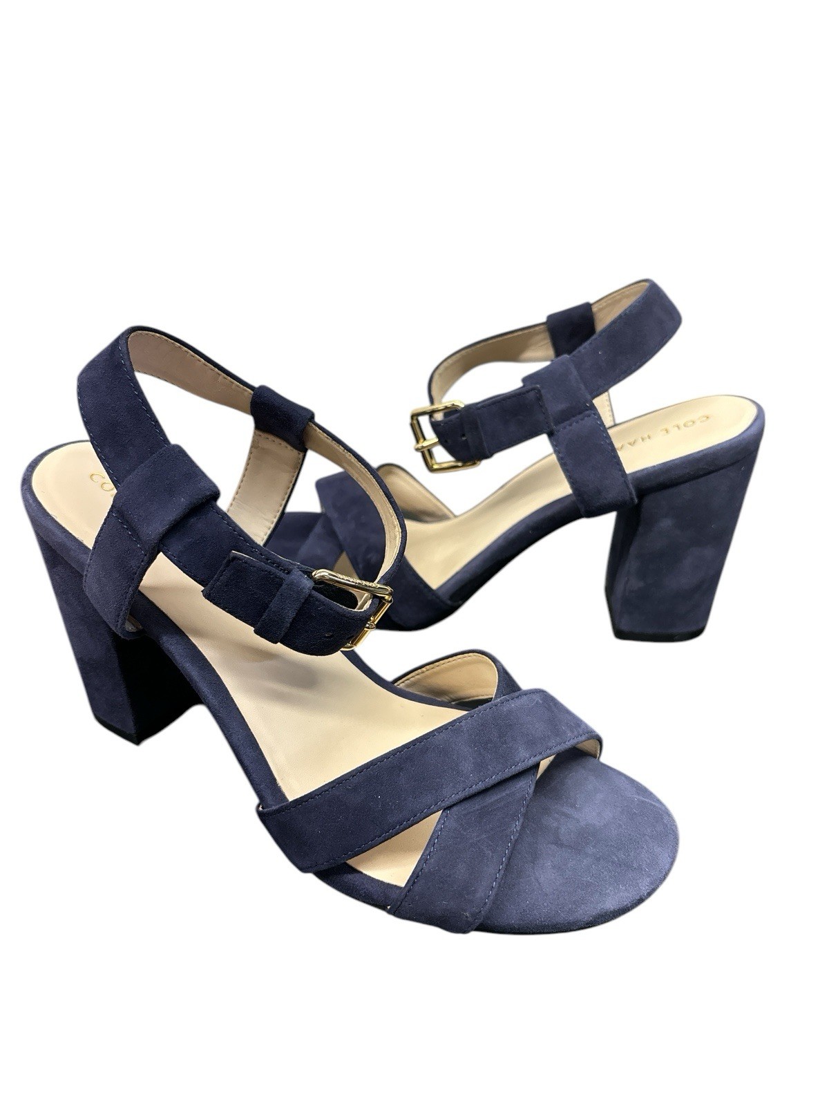 Cole Haan Kadi Sandal – Marine Blue Suede – Women’s Size 7.5 B