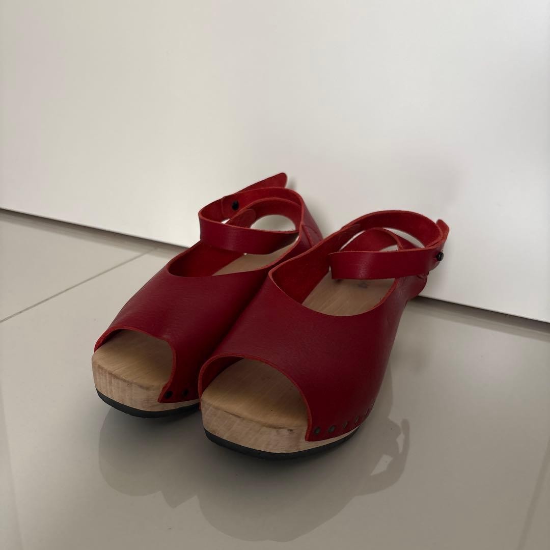 Trippen Women’s Red Sandals US5.5 / 22.5cm Near Mint