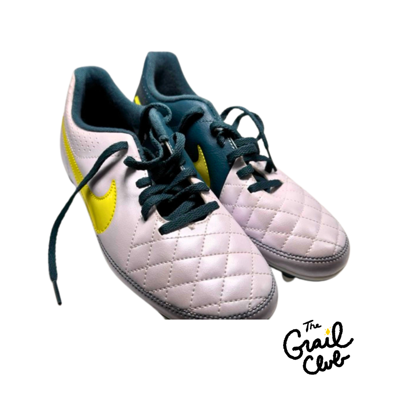 NIKE TIEMPO White, Green, Lime, Vintage 2014, NWOT Women’s 7 Cleats