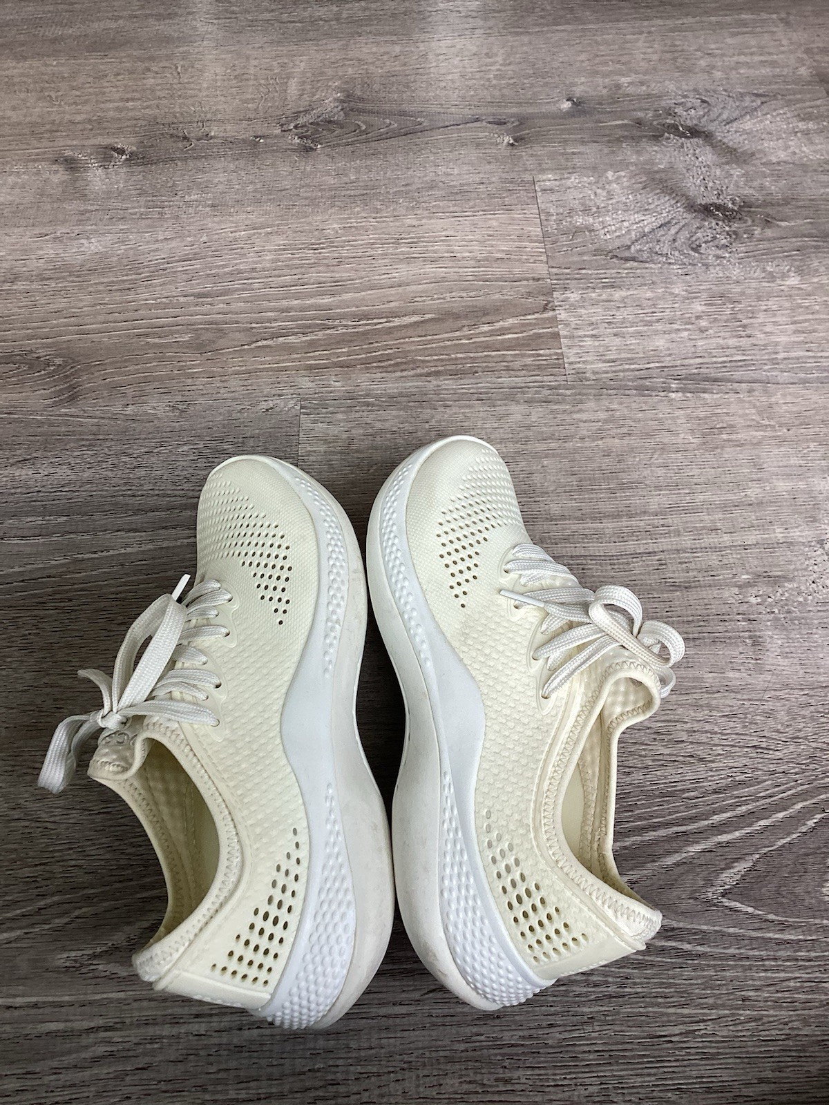 Crocs LiteRide 360 Pacer Women’s Shoes Size 8 Shoes Sneakers 206705 Off white