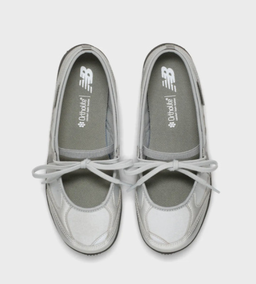 New Balance Women NBRJGS450S FLAT BREEZE SILVER Mary Jane Flats SD2601SI