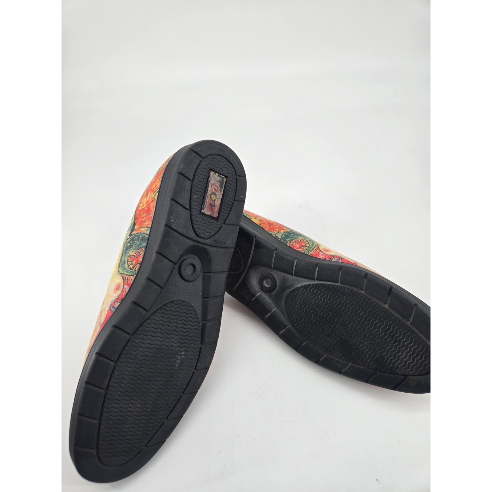 Icon Shoes Artist Gustav Klimt Women Friends Side Tie Flat Shoes Women 10 Mens 8