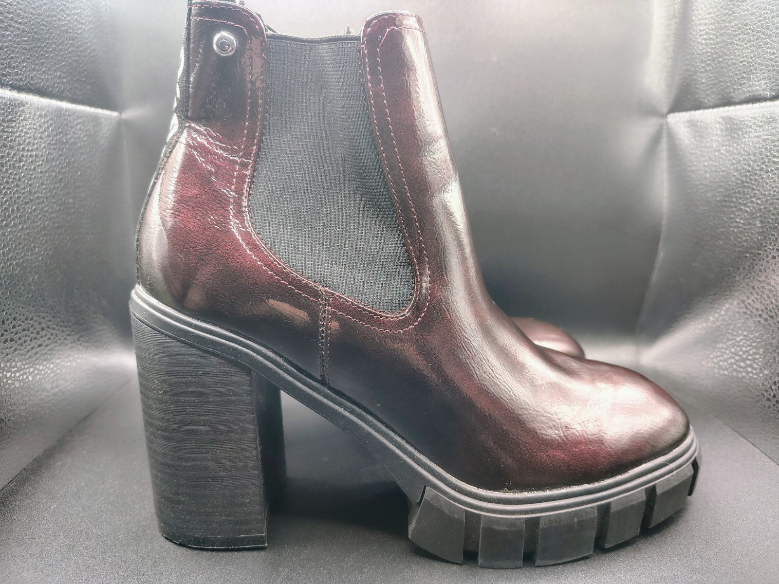 GBG by Guess STARLY Maroon Platform 4” Boot Woman’s Size 9.5 New