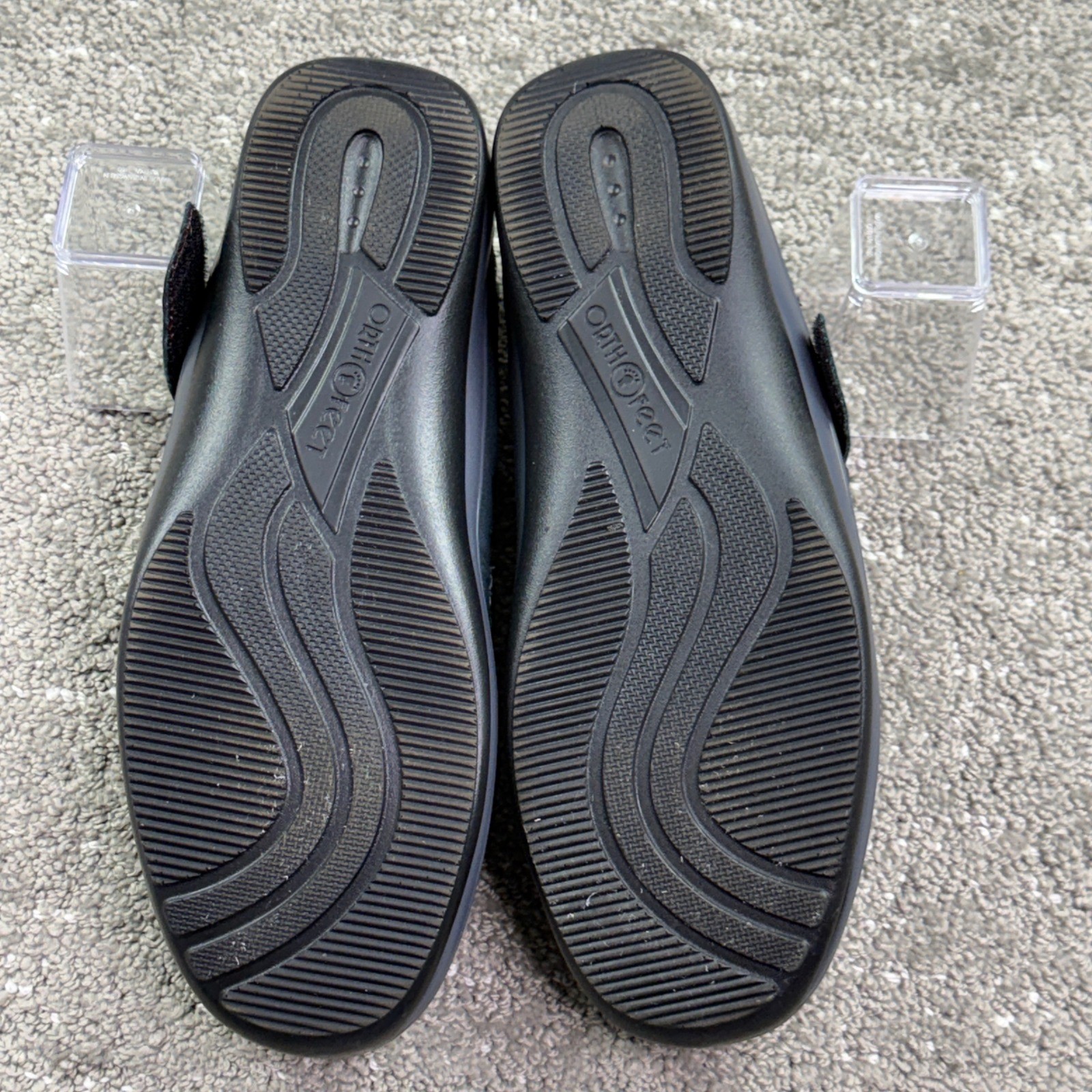 Orthofeet Celina Mary Jane Women 10.5 D Wide Navy Blue Leather Orthopedic 863