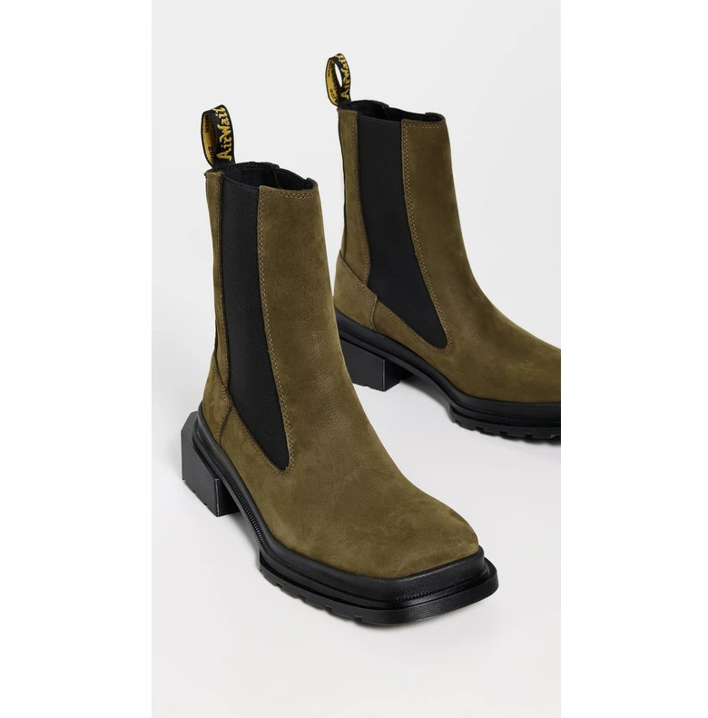 Dr Martens MAYBOLE SQUARE TOE TALL CHELSEA BOOTS MSRP$260 GORGEOUS & CHIC