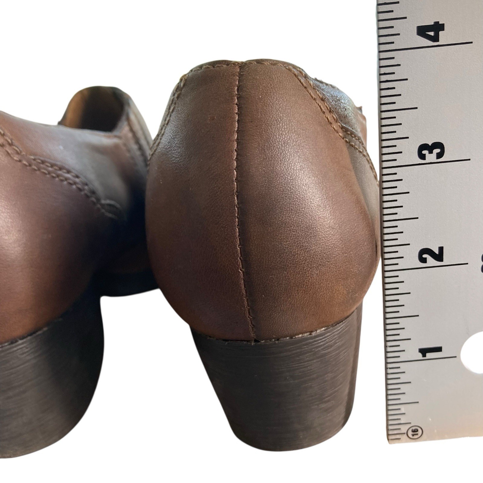 Nurture by Lamaze Brown Leather Ankle Cowgirl Boot Booties Shoes Size 6.5 M