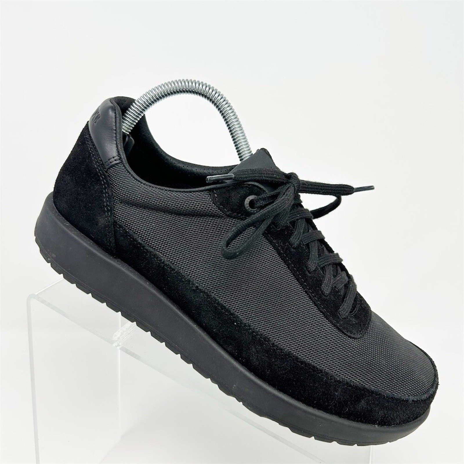 Birkenstock Honnef City Lace-Up Low Top Sneakers Black Unisex Adults Size 40
