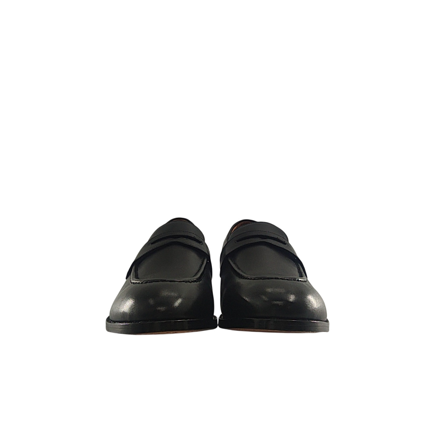 Quince Women Calfskin Leather Penny Loafer Black 11