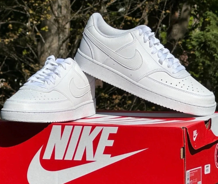 Nike Women’s Court Vision Low Next Nature Triple White Lifestyle Shoes