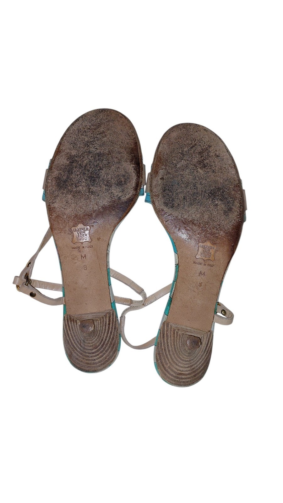 Emilio Pucci Classic Kitten heels blue Ankle wrap/Gladiator style EU36, US 5.5