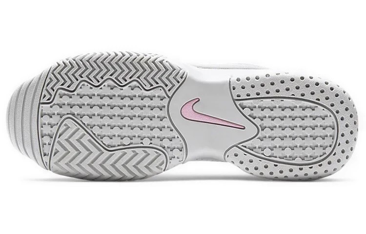 Nike Women Court Lite 2 Tennis Pickleball Shoes Size 8.5 White Pink AR8838 104