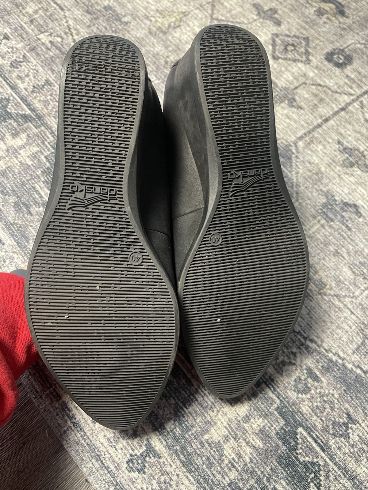 Dansko | Shaylee Waterproof Leather Ankle Strap Wedges Comfort