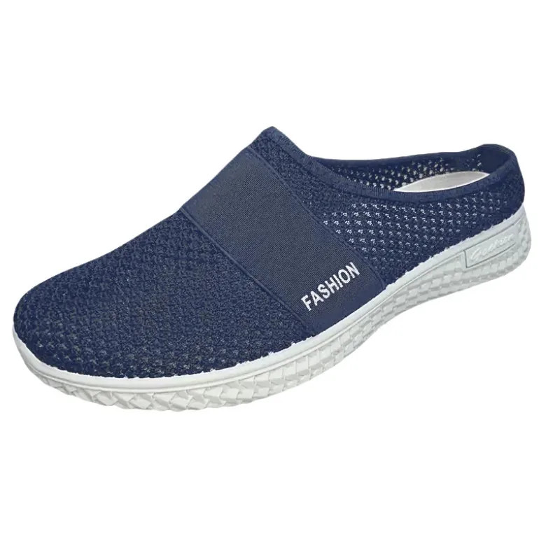 Mules de Mujer Color Sólido Zapatos de Verano Zapatillas Cómodas y Transpirables