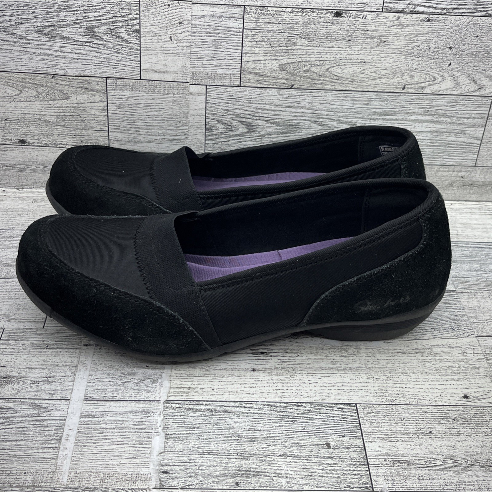 Skechers Relaxed Fit Career 9 To 5 Black Loafer Shoes 48988 Women Size 7