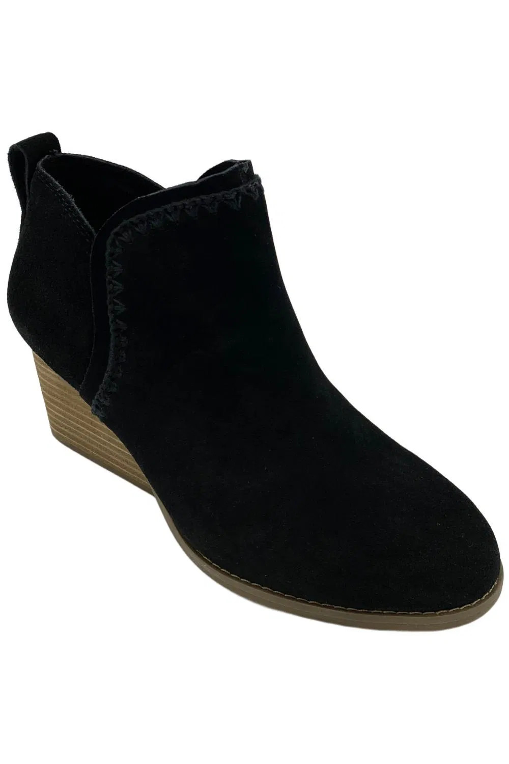 TOMS Women’s Kaia Wedge Bootie Black