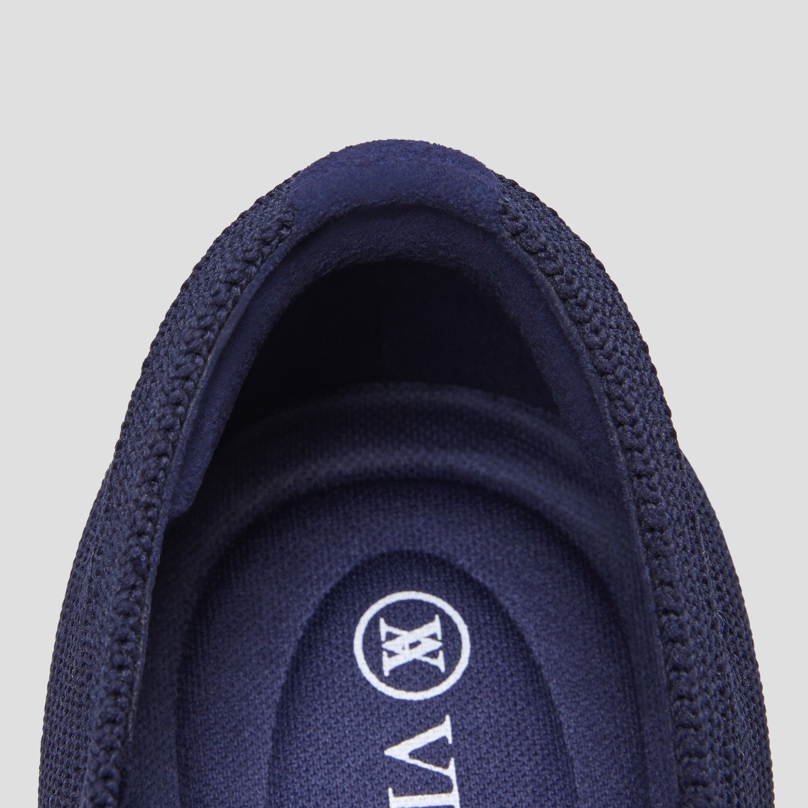 VIVAIA Margot Mary Jane Navy Blue Knit Square Toe Buckle Strap Flats Shoes 11
