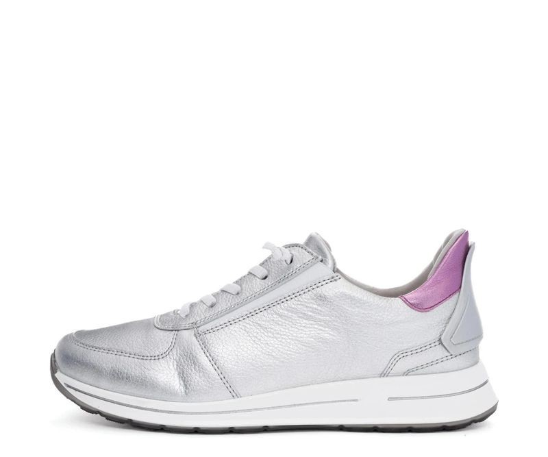 Ara Women’s Ovation Shoe, Sneaker, Silver/Orchid, Size Women 6 NEW