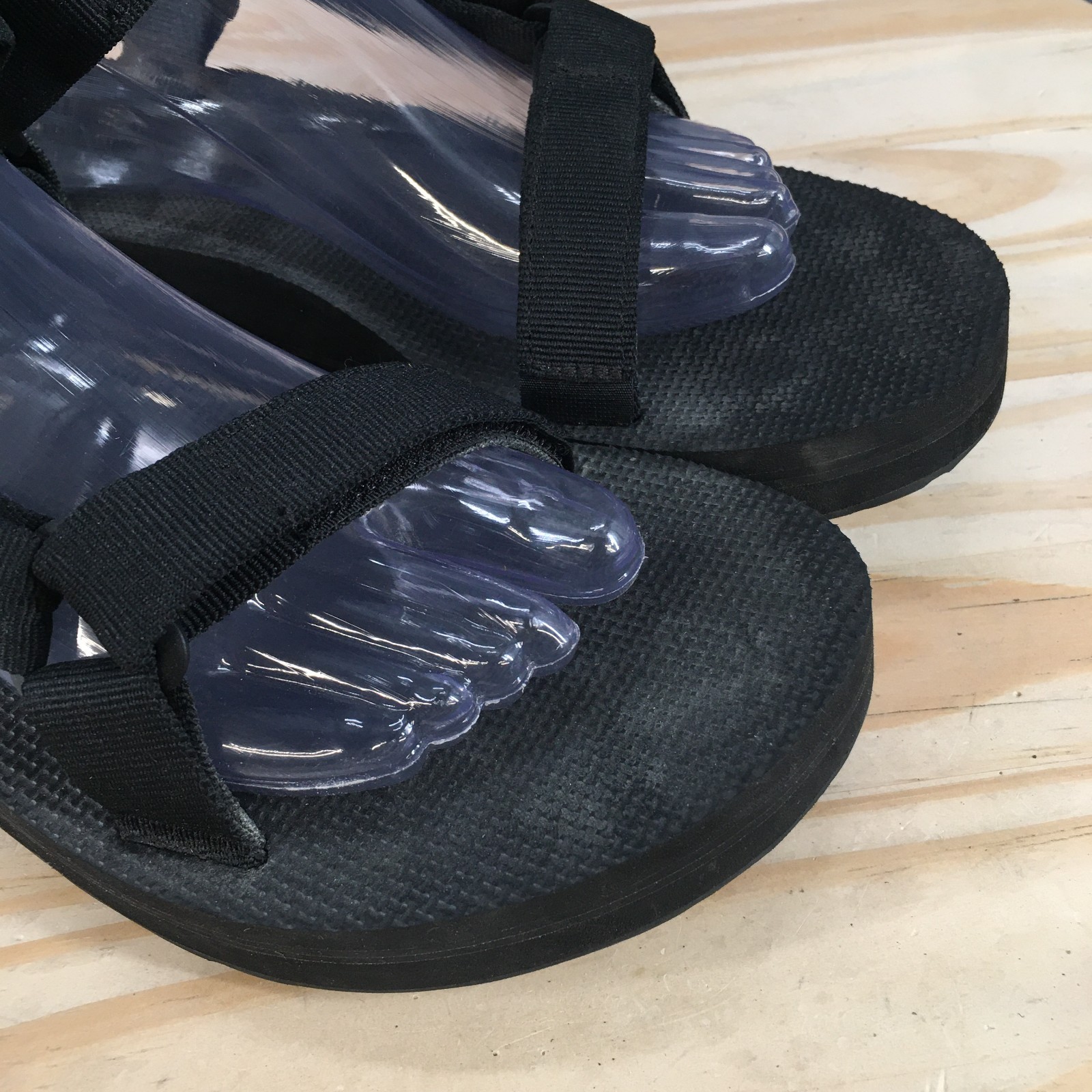 Teva Sandals Womens 10 Midform Universal Sporty Slingback Flats 1090969 Black