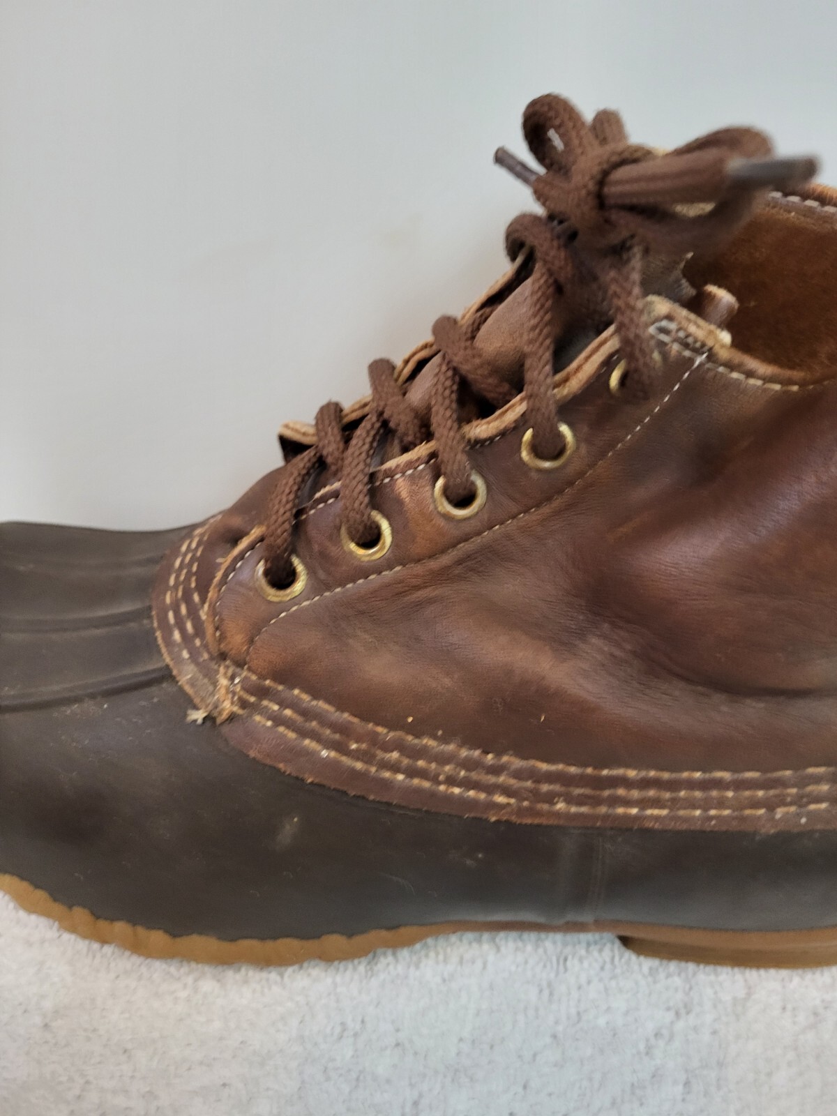 Vintage LL Bean Boots Womens 8 Maine Waterproof Hunting Shoe Duck Boot