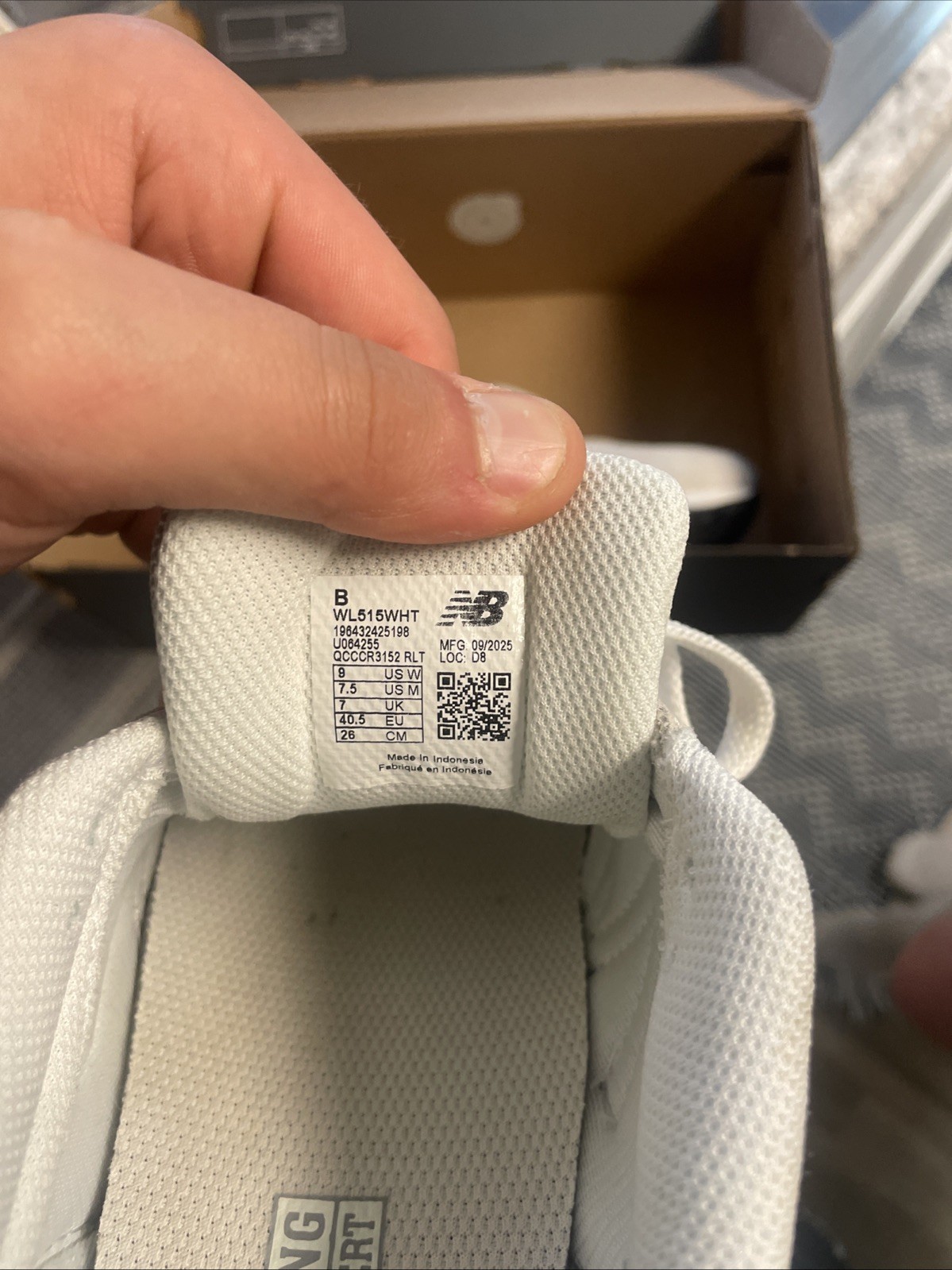 New Balance WL515WHT Women’s Size 9 BRAND NEW barely Worn