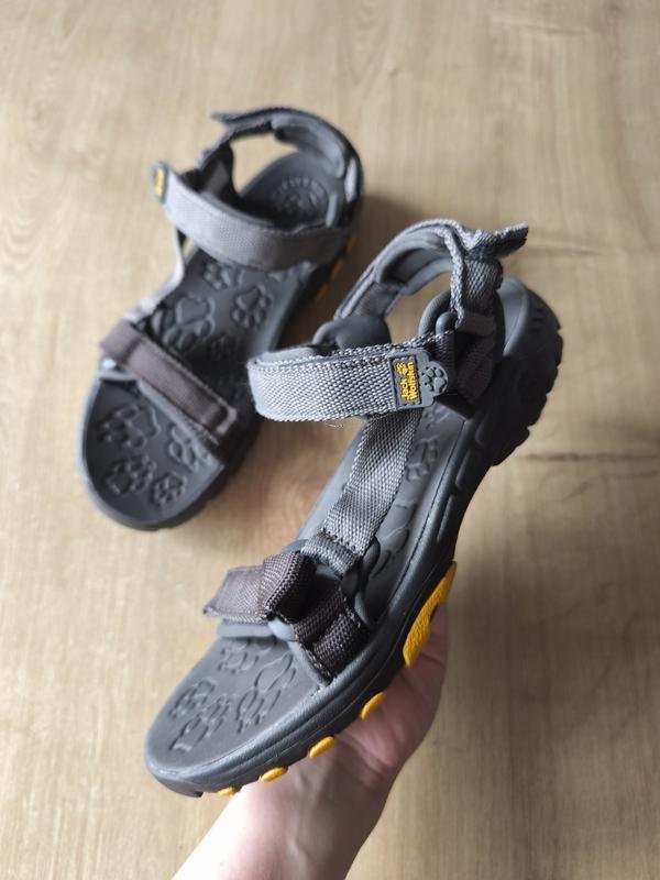 women jack wolfskin sandals grey 38