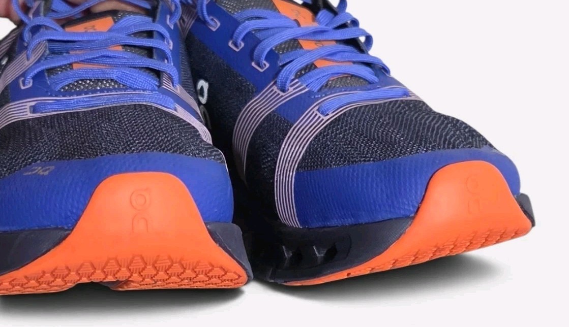 On Running Cloudgo Womens Size 8 Blue Orange Running Shoes Sneakers 55.98233
