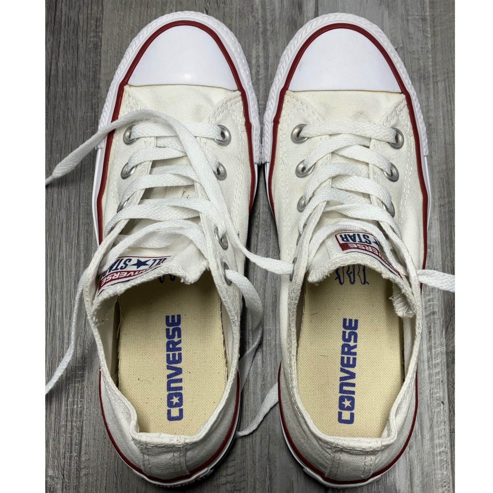 Converse Chuck Taylor All Star Low Top Optical White Mens 4 Womens 6 M7652