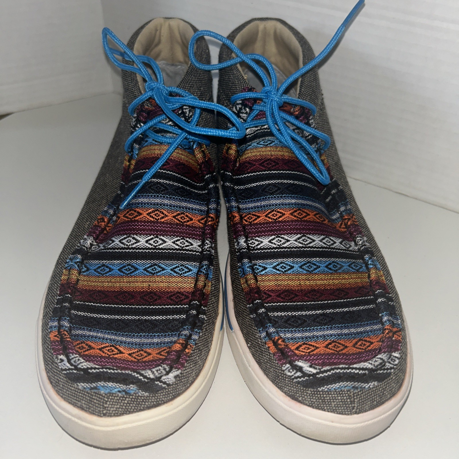 Wrangler Shoes Chukka Aztec Dust Multi KWC0007 Women’s Size 8 1/2M Retro Boho