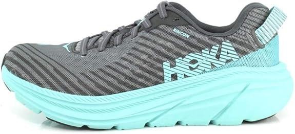 New Women’s Hoka One One Rincon Running Shoes Size 9-11 Gray/Aqua 1102875