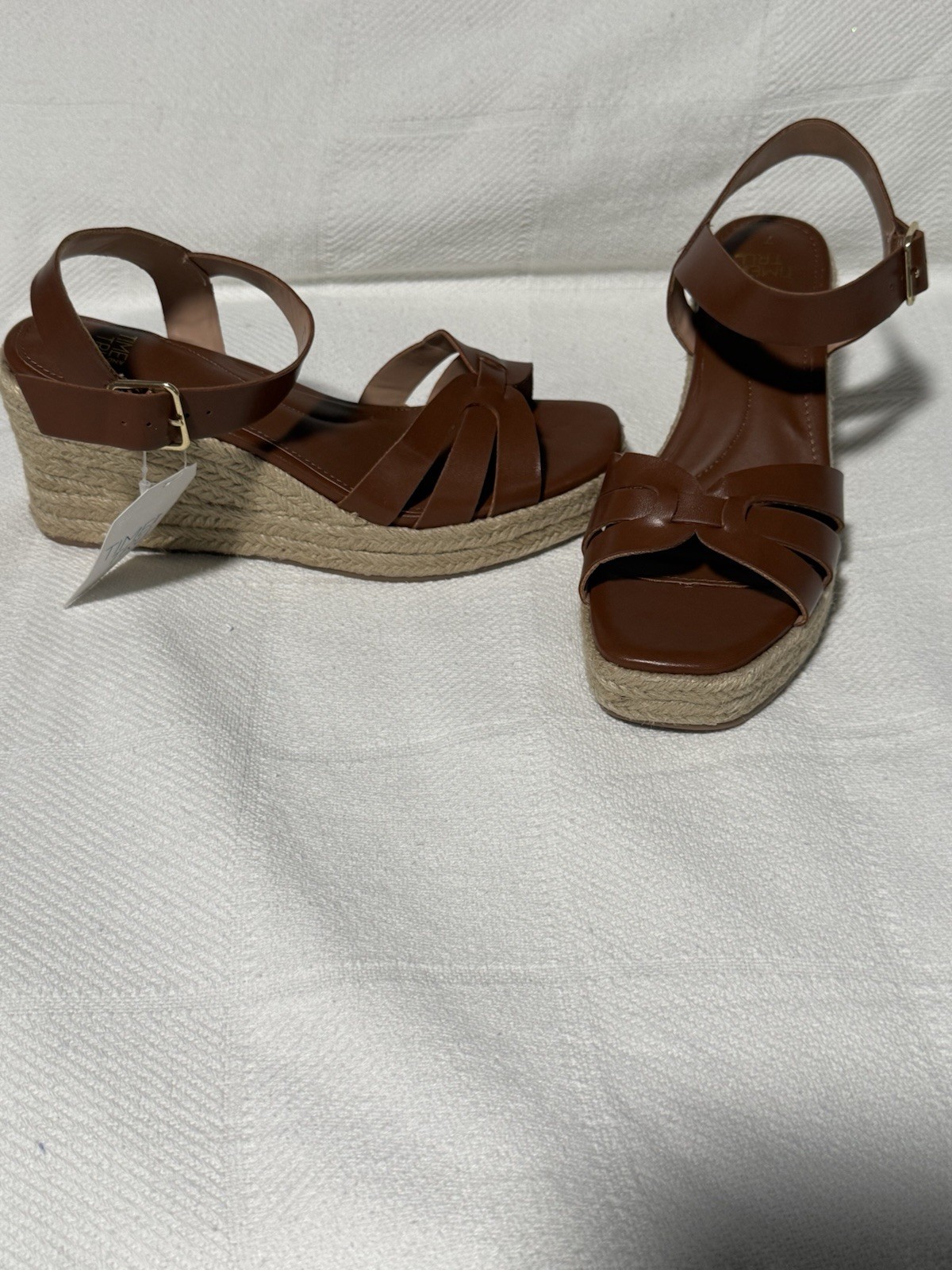 🎅🏻 Time and Tru Women’s Espadrille Wedge Sandals Size 7 MAKE OFFER