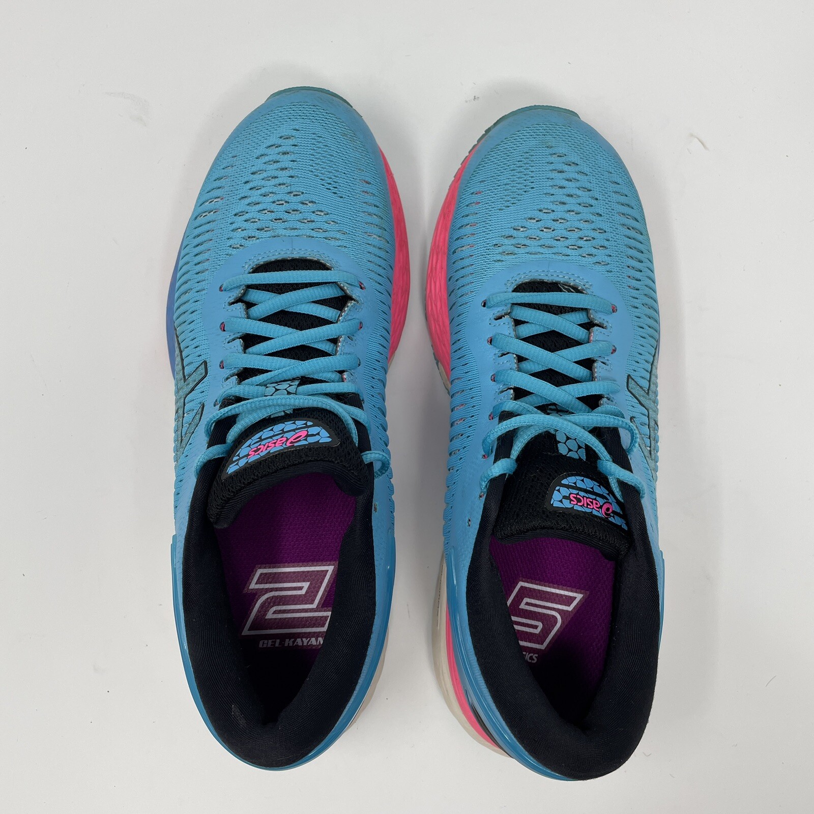 Asics Running Shoe GEL-Kayano 25 Athletic Women’s Size 9 1012A026 Blue Pink