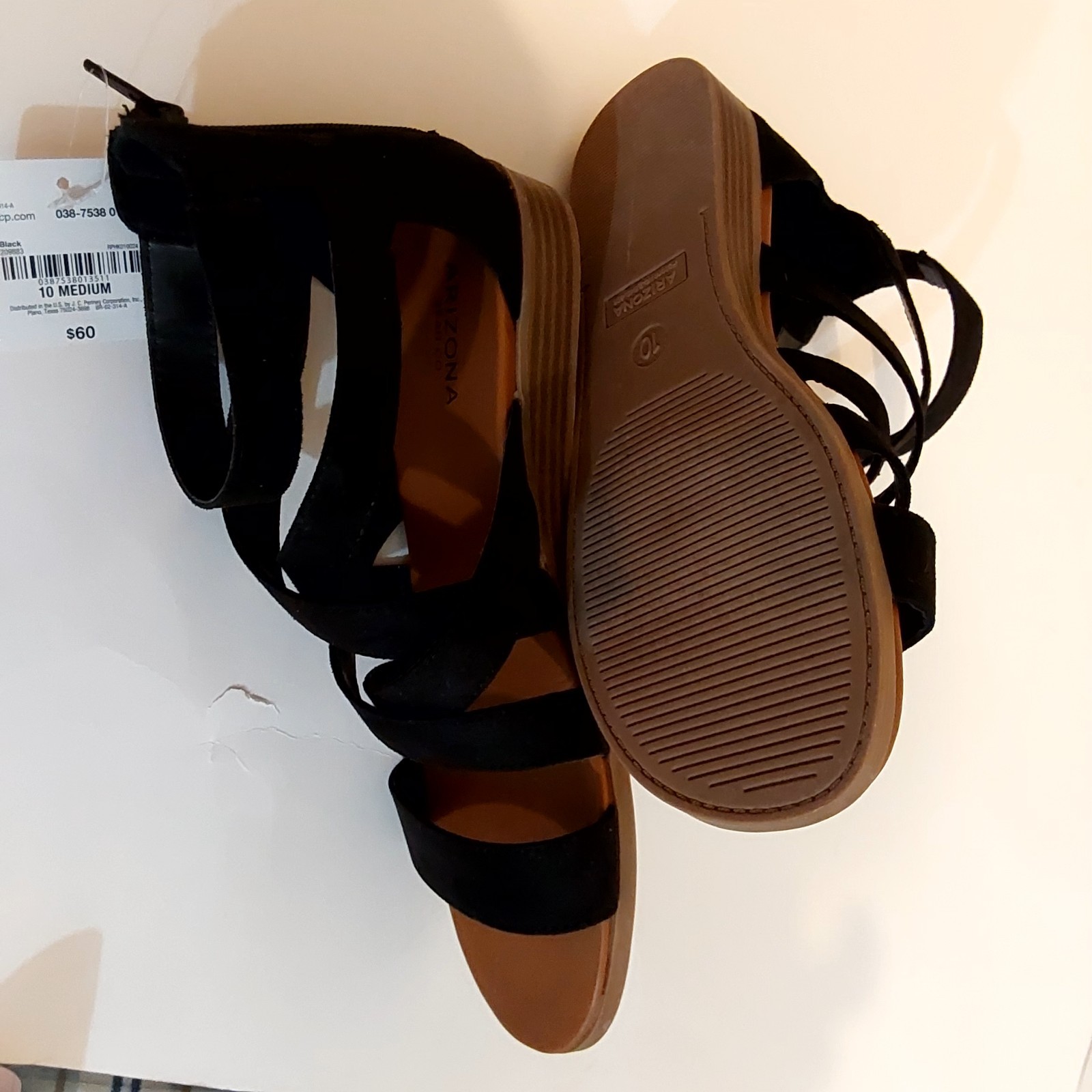 2 Pair of Sandals From Arizona Jean Co. Size 10 Women’s See Photos