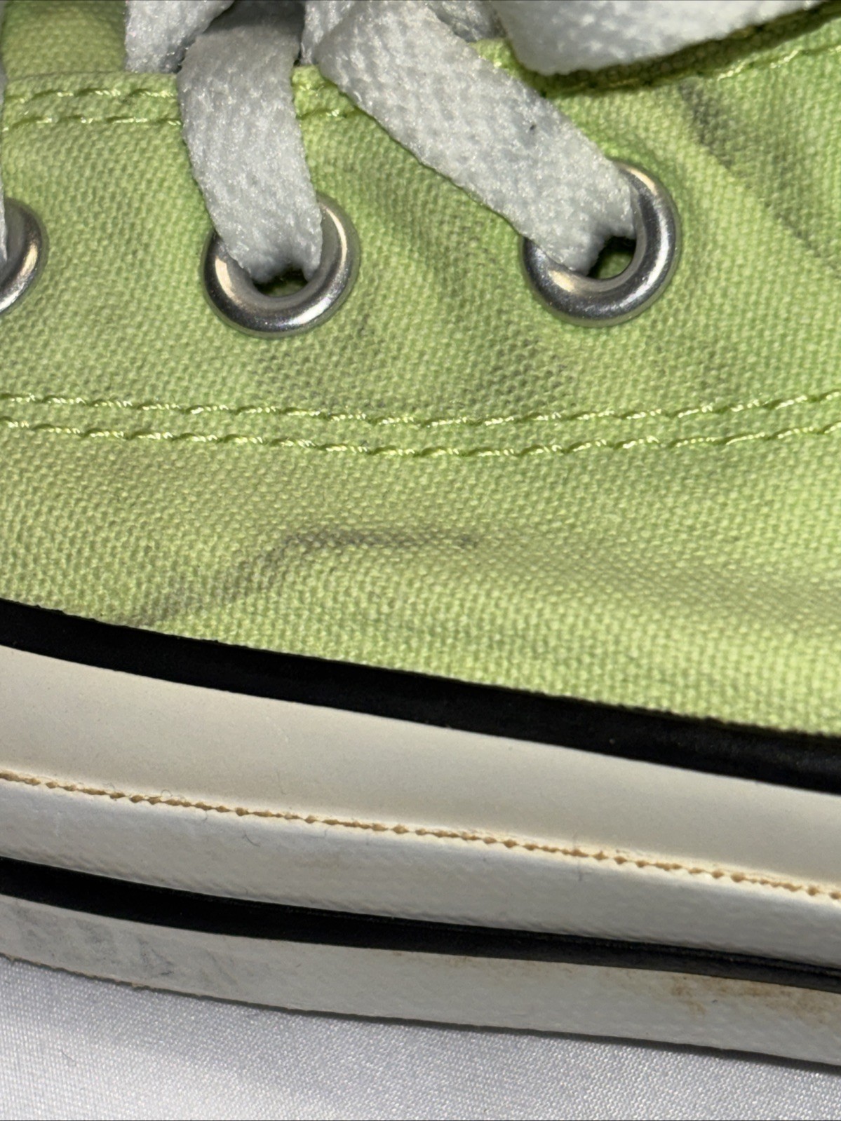 Converse All Star Low Top Green Canvas Sneakers Mens 4 Womens 6 OX