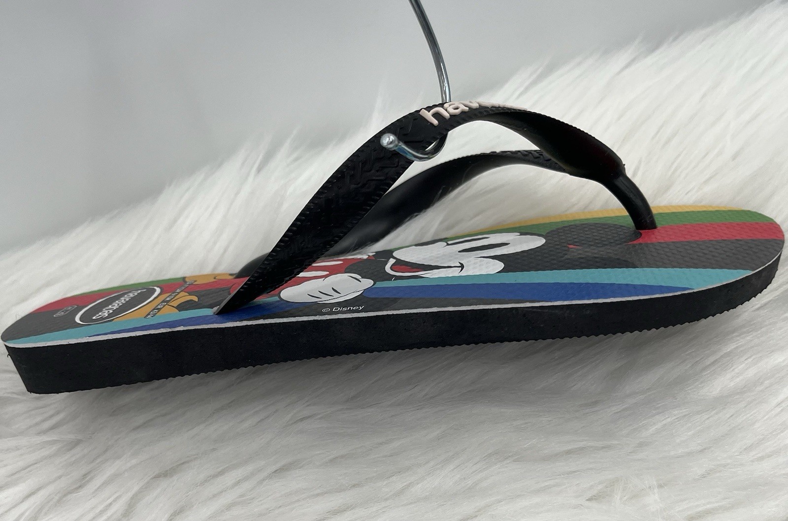 Havaianas Disney Mickey Mouse Flip Flops Unisex Womens 11/12 Mens 9/10 Sandals