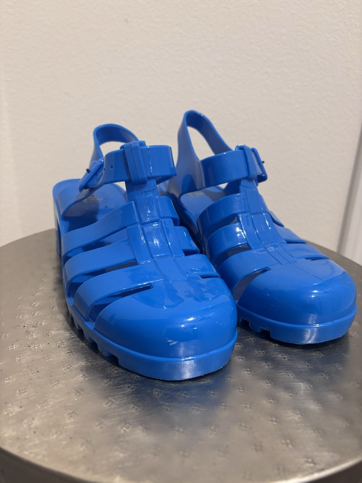 Kali Jelly Sandals With Heel In Blue