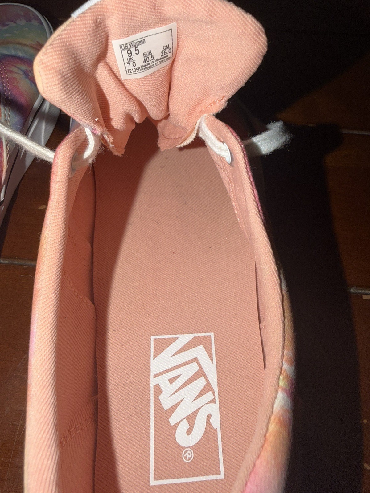 Vans~ Doheny Pink Tie Dye Sneakers, Women’s Size 9.5