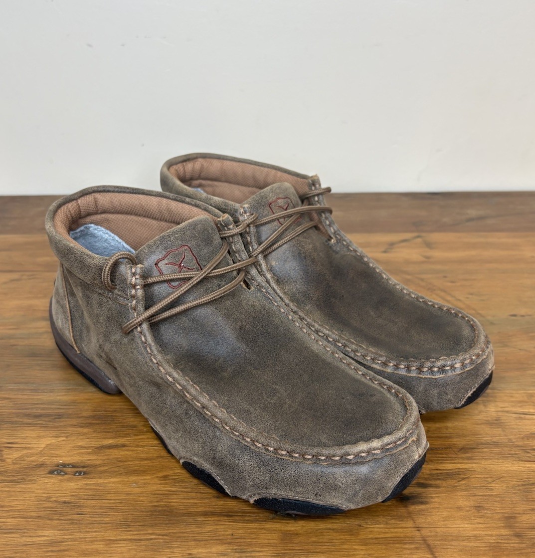 Twisted X Women’s Size 10D Chukka Driving Leather Moccasins Brown WDM0001