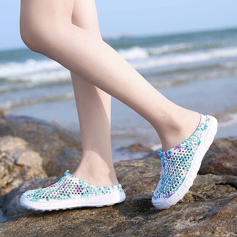 Summer Women’s Beach Sandals Garden Clogs Quick-Dry Lightweight Non-slip US Size