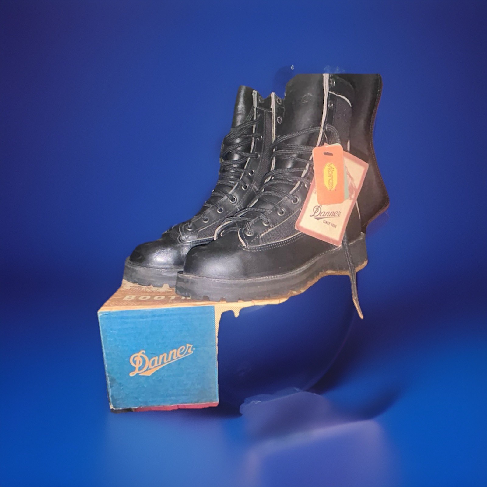 Danner Acadia Women’s Waterproof GORE-TEX Combat Boots Black Leather/Fabric US 9