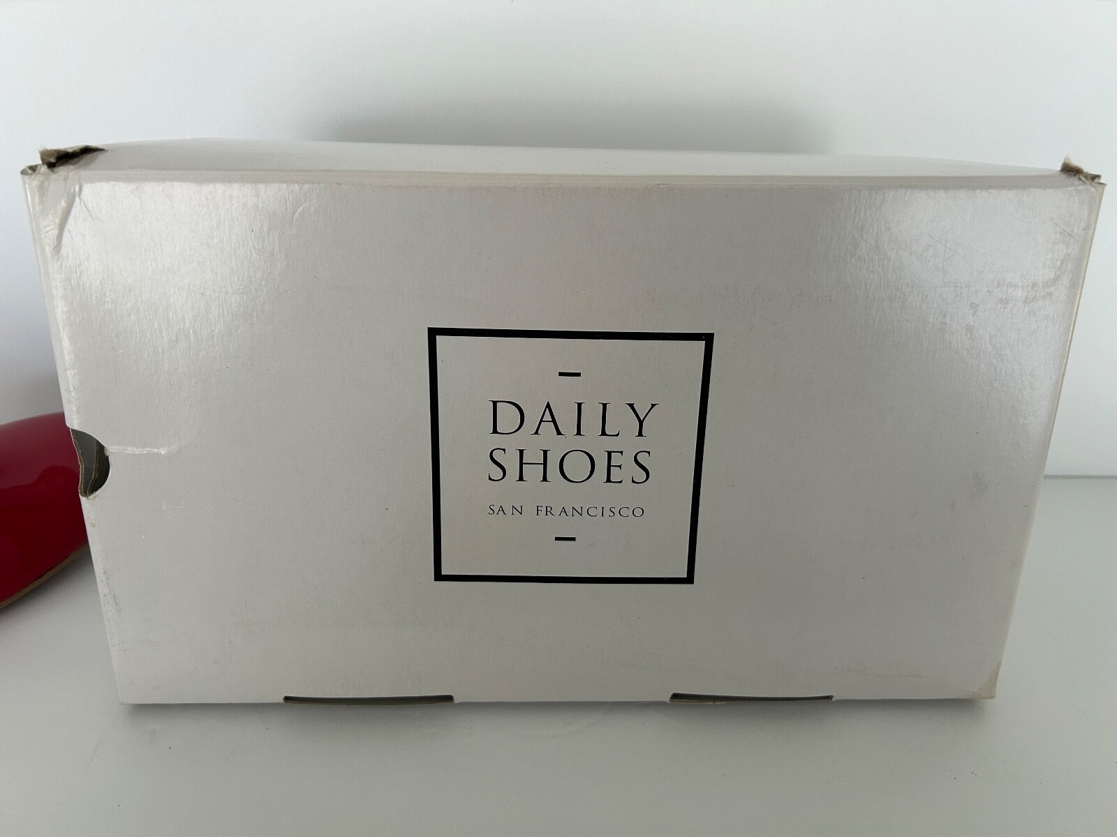 Daily Shoes San Francisco Wonens size 7, Cherry Red, New Never Worn