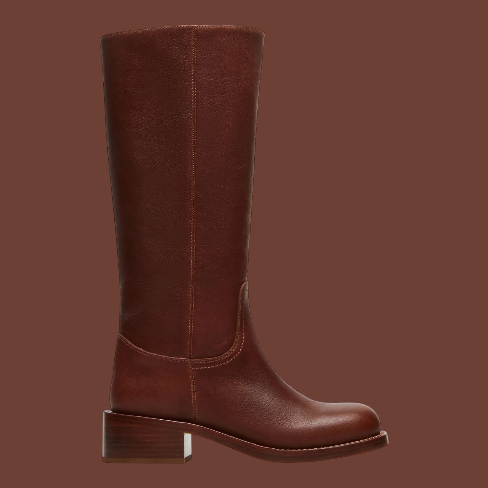 Steve Madden Women’s Riggs Banana /Rust/Black Leather Boots (Sizes 6- 8 US)