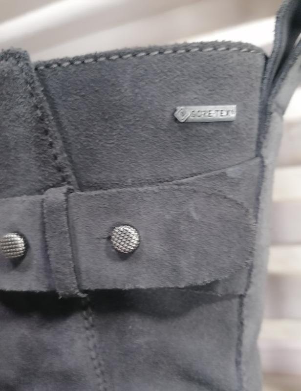 ladies clarks boots grey suede 37.5