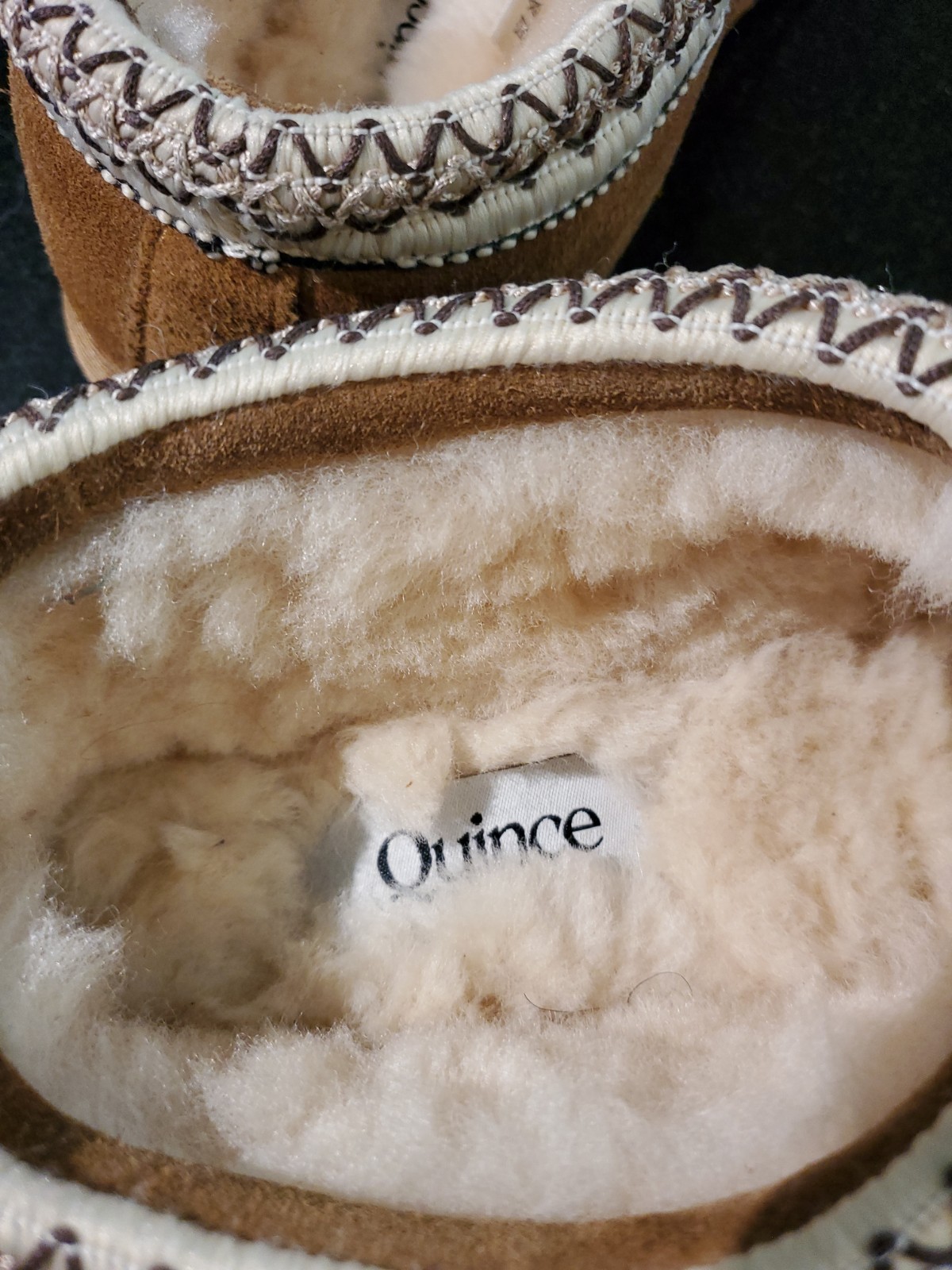 Quince Women Australian Shearling Clog Slipper Pecan Shoes Us8 Eu39 Uk6